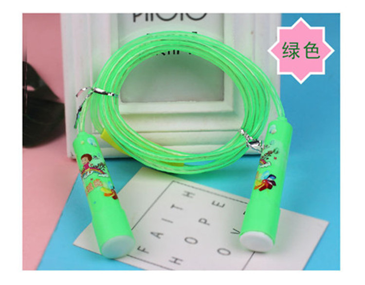 厂家直销儿童发光跳绳LED夜光跳绳七彩玩具批发地摊居家健康运动详情7