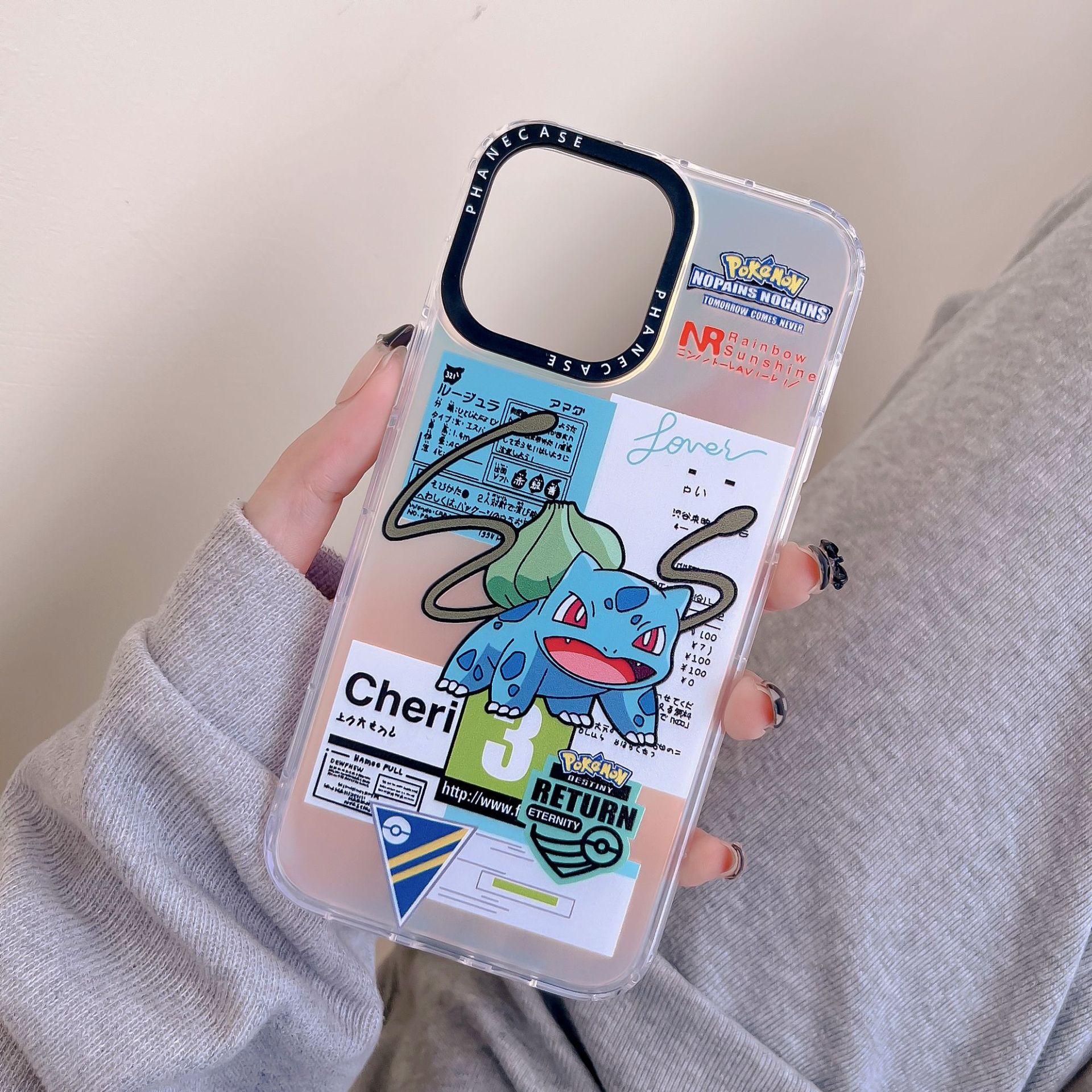 Laser Cartoon 14 is suitable for iPhone14Promax and iPhone 13Pro phone cases. 12 Personalized and 11 shockproof XSMAX pic 2