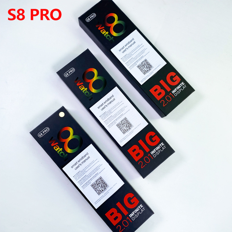 跨境TK新款S8 Pro蓝牙通话手表 大屏运动计步信息提醒手环工厂详情3