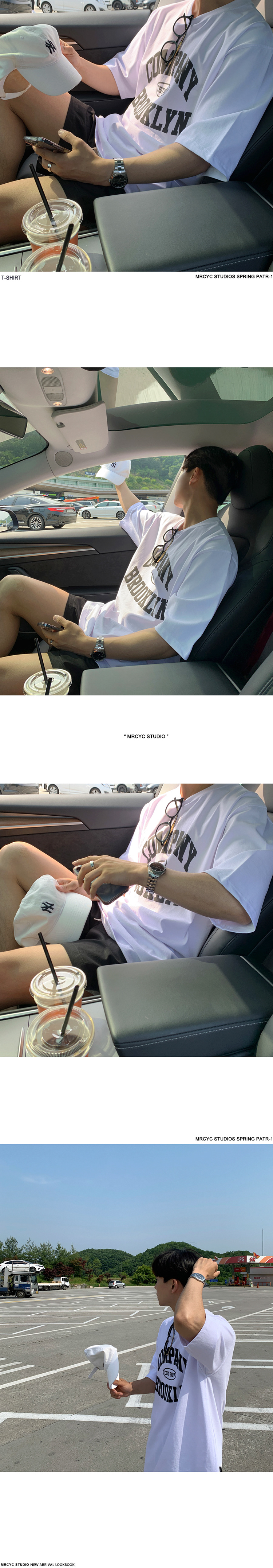 MYQ克莱因蓝短袖T恤男款夏季韩版潮流字母发泡印花纯棉半袖体恤详情7