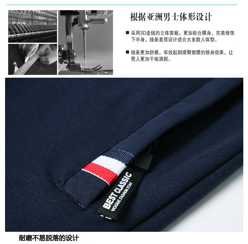 夏季2020新款休闲裤男跨境夏天短裤沙滩裤纯棉纯色运动跑步五分裤详情19