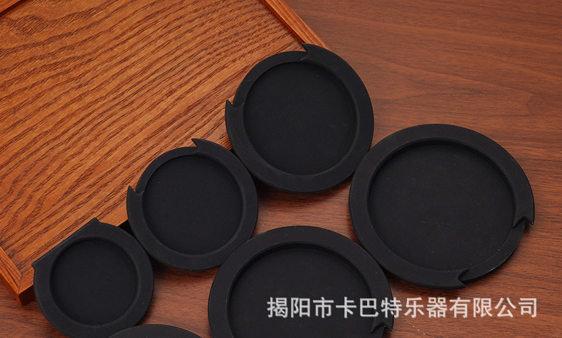 民谣古典吉他音孔盖防啸叫声音调节硅胶材质弱音消音器盖详情16