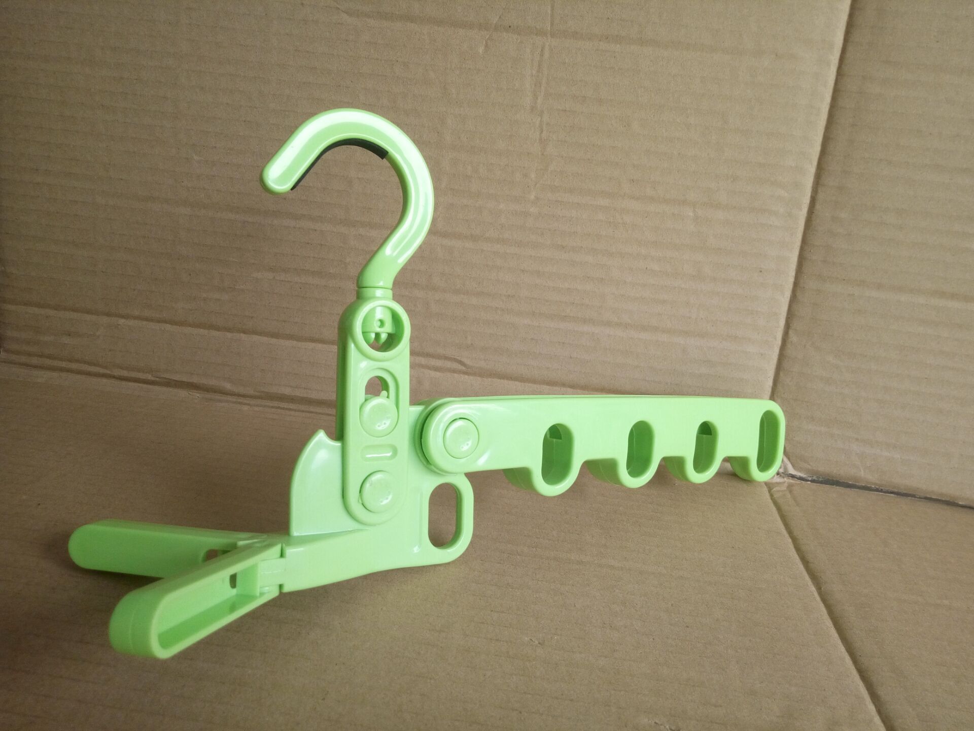 Folding clothes drying rack hooks, indoor multi-functional wall-mounted clothes drying rack, wall-mounted five-hole drying rack, a perfect clothes drying tool pic 11