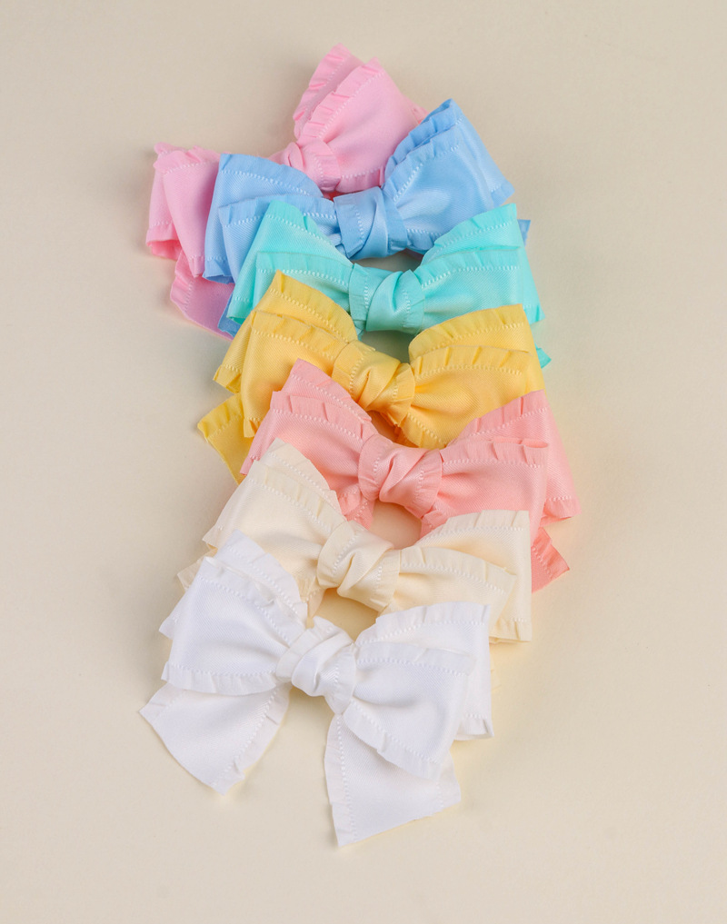 Classic thickened ruffled woven ribbon bow hair accessory clothing high-density wavy ribbon black fungus skirt hem satin ribbon pic 31