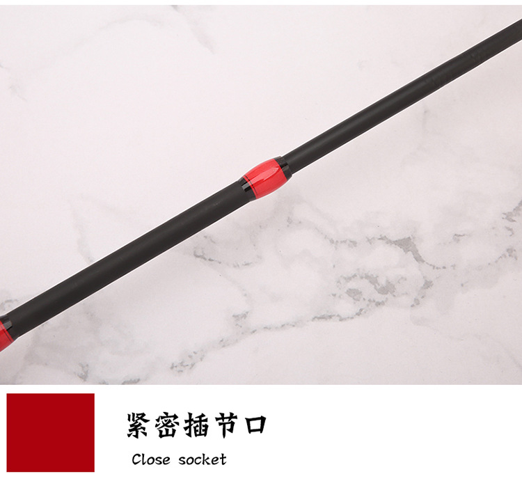 Cross-border fiberglass reinforced plastic Lull rod insert joint rod ML adjustable lull rod foreign trade Amazon long-distance throwing road sliding rod fishing rod pic 10