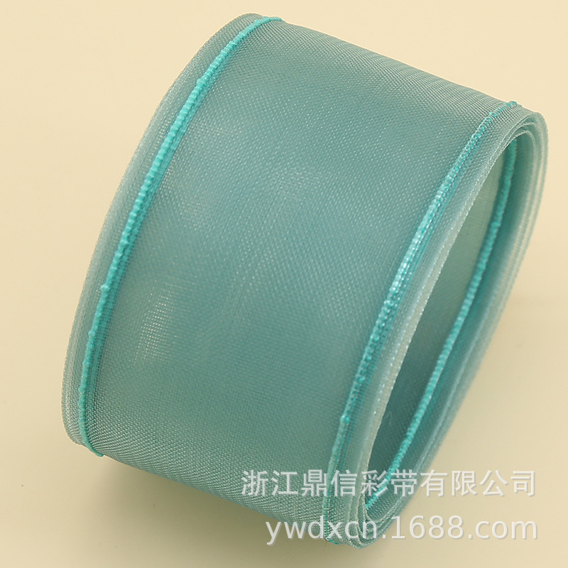 Dingxin Ribbon Wholesale, dotted edge net gauze ribbons, diy handmade hair accessories, bows, flower gifts, packaging gauze ribbons pic 18