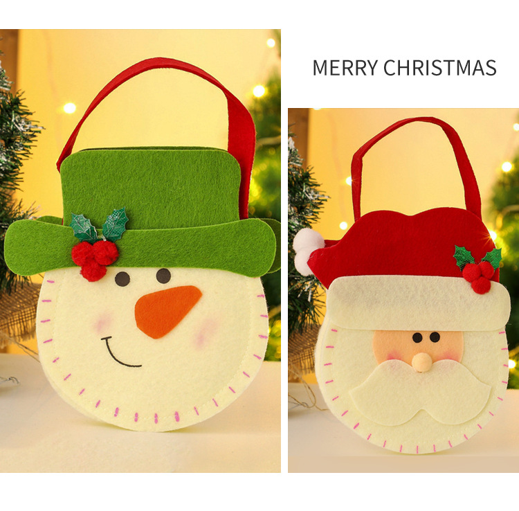 Christmas gift bags, apple bags, Christmas gift bags, plush candies, decorative items, elderly people, snowmen, deer bouquets pic 25