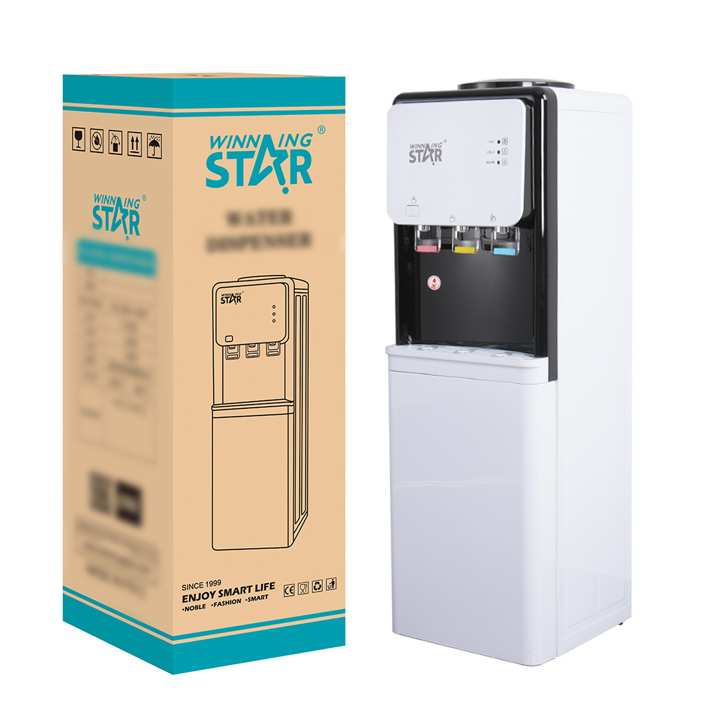 winningstar Cross-border Exclusive hot water, cold water, normal temperature multi-functional 3-head dual-frequency household standing water dispenser pic 9