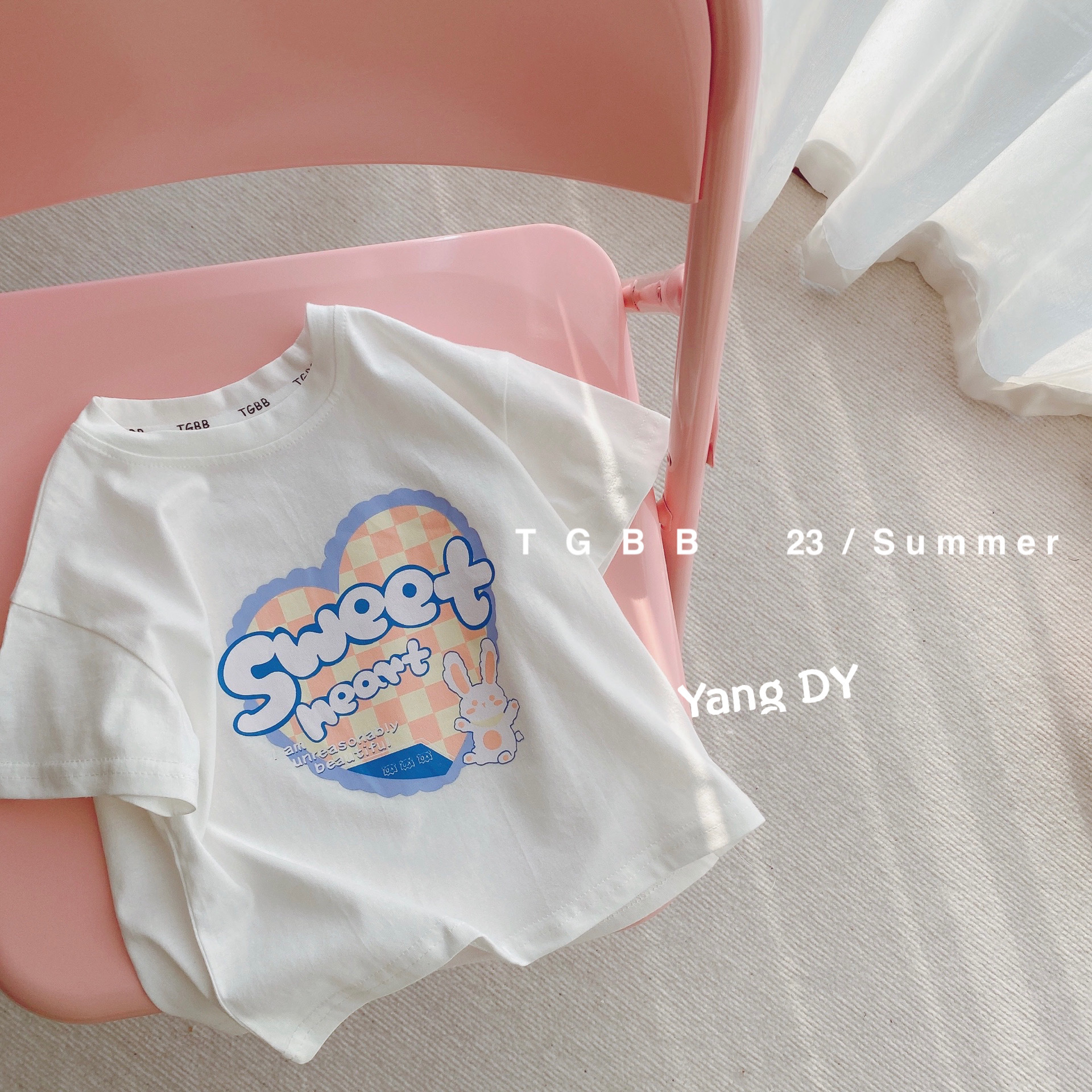 童装t恤短袖儿童半袖女童韩版宝宝上衣洋气潮2023新款男童春装详情19