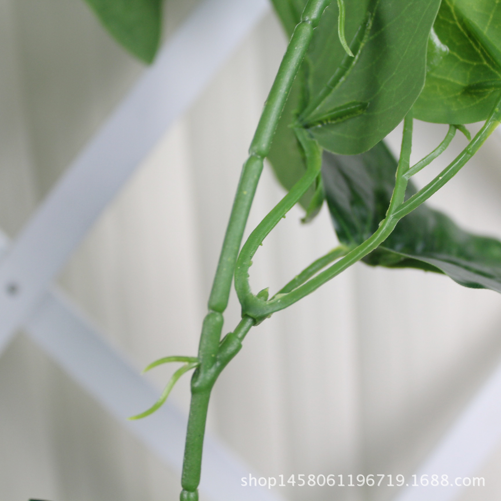 Simulated rubber, green ivy leaves, simulated vine, artificial leaves wholesale, artificial flowers for ceiling decoration, green vine, simulated climbing ivy pic 15