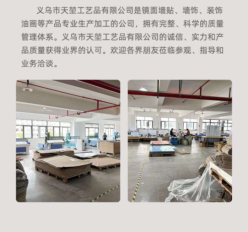 镜面墙贴羽毛装饰镜面立体亚克力镜贴玄关卫生间装饰跨境供应产品详情10