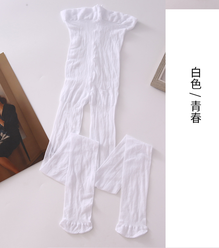 Seductive tear-off socks: Ultra-thin, transparent and tear-off nylon disposable sex stockings, sexy hand-tear-off pantyhose for women pic 13