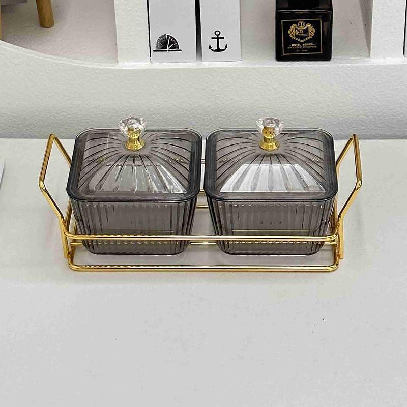 10 Fruit platters, home living room coffee table, tea, snacks, candies, pastries, nuts, divided snack plates, three-compartment dried fruit platters pic 6