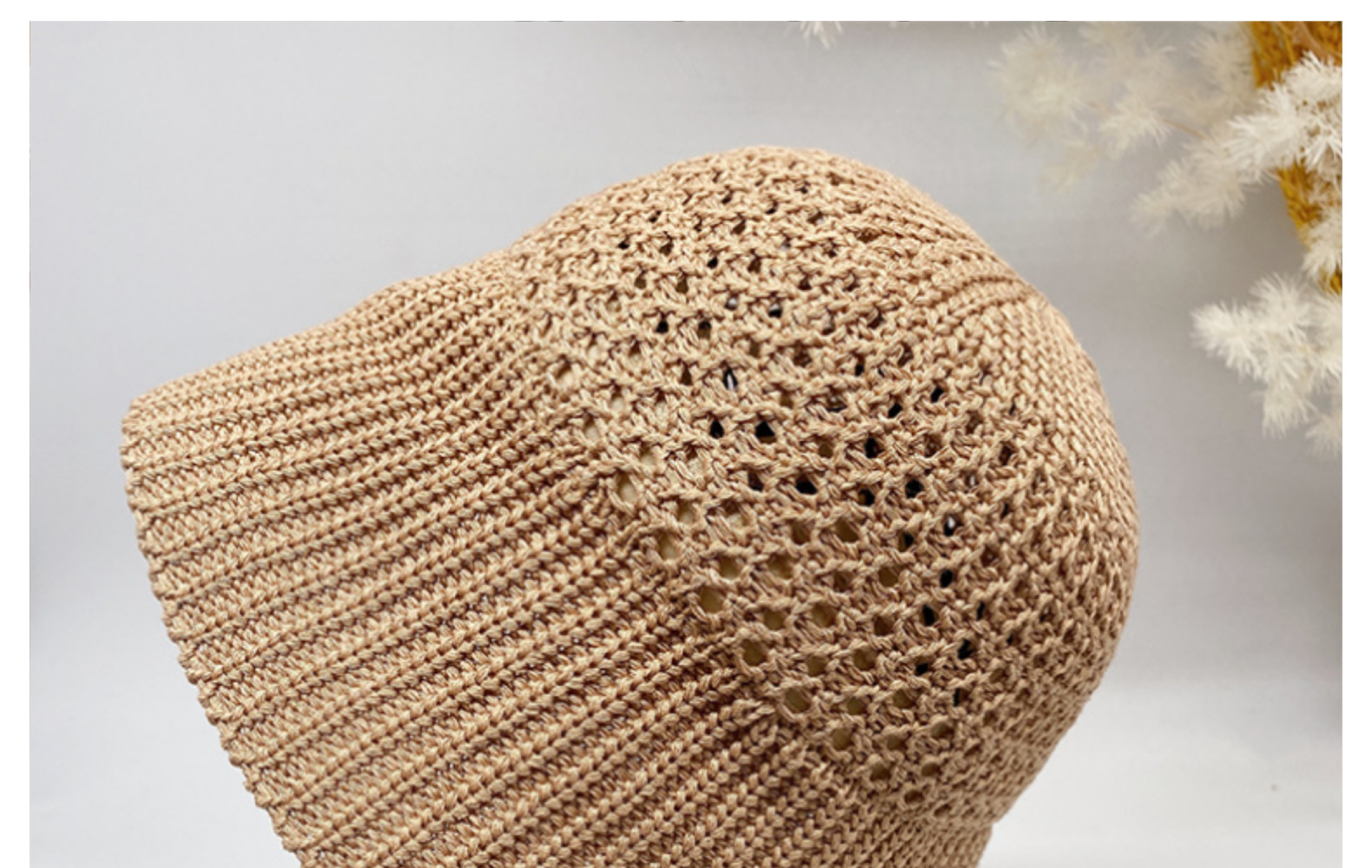 帽子女夏季韩版后面开叉水桶帽镂空薄款渔夫帽休闲百搭显脸小盆帽详情9