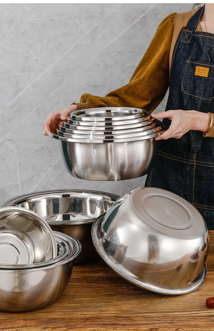 不锈钢盆加厚加深不锈钢汤盆不锈钢调料缸打蛋盆和面洗菜盆详情20
