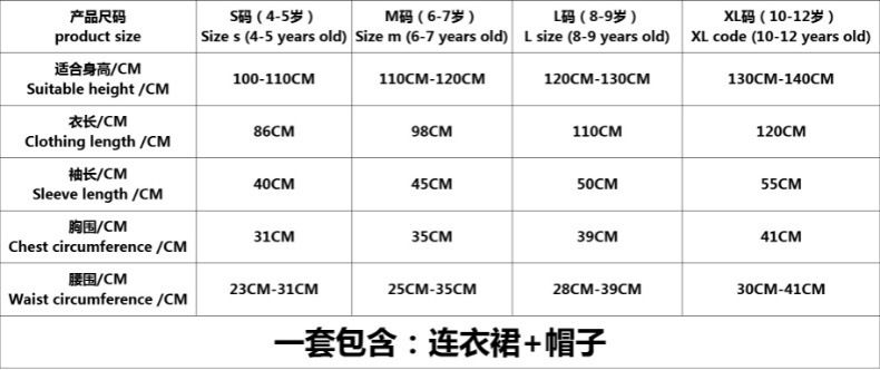 2024万圣节cosplay儿童女巫服装cos跨境女孩派对舞台表演服装厂家详情3