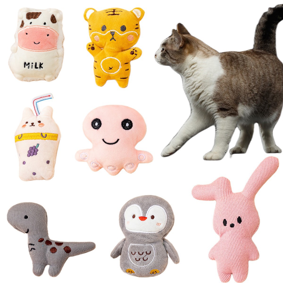 Cross-border dog toys, chewable teething doughnuts, vocal dolls, plush wholesale, hot-selling pet supplies on Amazon pic 6