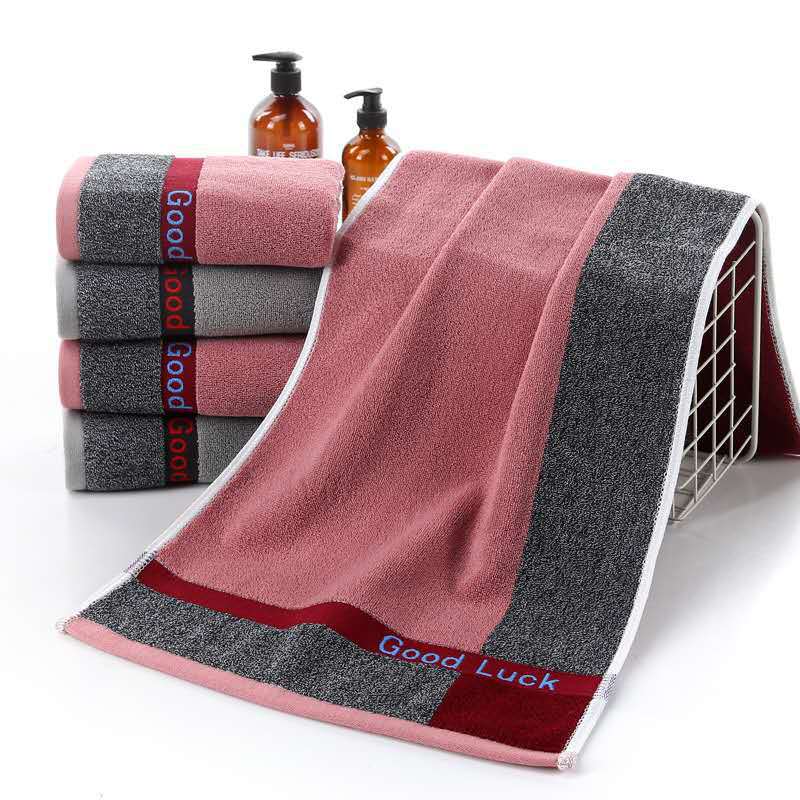 Factory wholesale pure cotton thickened checkered towels, absorbent household daily face towels, gift customization logo pic 24