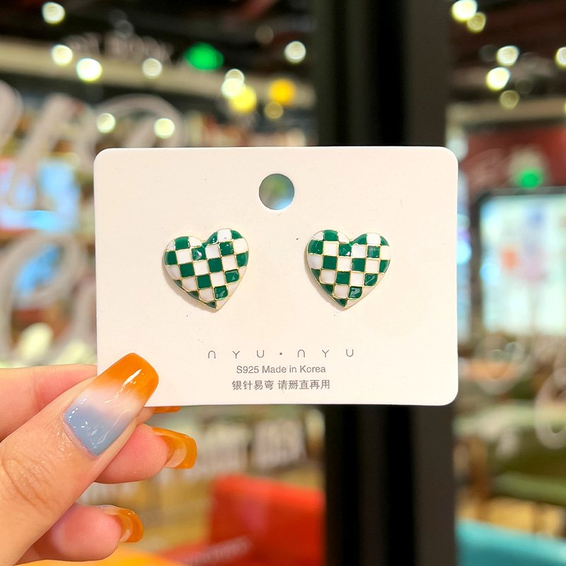 925银针珍珠耳钉高级感几何小巧气质耳饰女可爱镶钻个性耳骨钉详情16