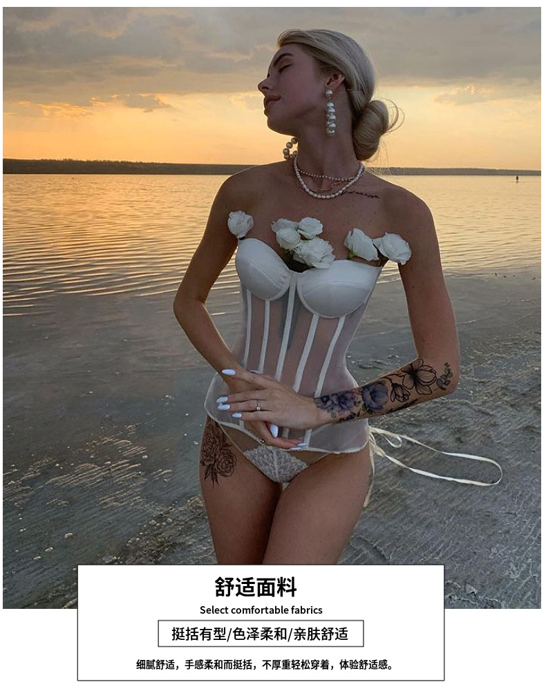 女士腰封外搭外穿黑色背带束腰性感背心装饰潮流朋克风吊带配衣服详情22