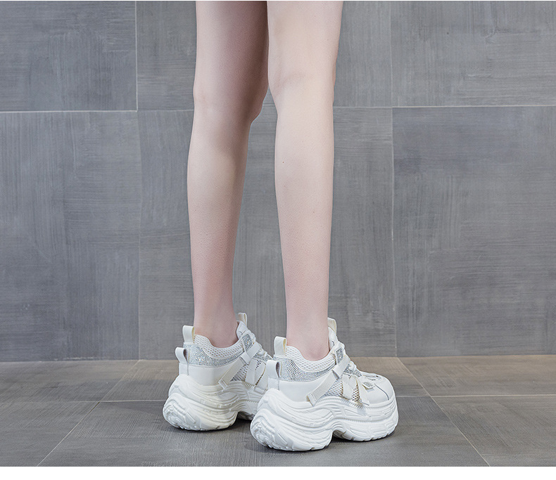 厚底网红时尚老爹鞋女2025新款休闲百搭内增高轻便小个子运动潮鞋详情46