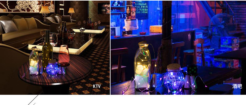 New solar bottle stopper light string with 10 or 20 lights, waterproof Christmas led copper wire light, wine bottle stopper decorative light string pic 17