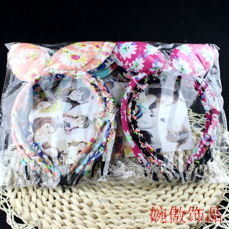 韩版发箍古风布艺头箍简约百式交叉打结显脸小发卡头扣发饰批发详情25