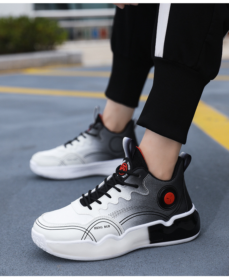 新款秋冬初中学生球鞋青少年跑步运动鞋男士潮流百搭运动篮球鞋详情26