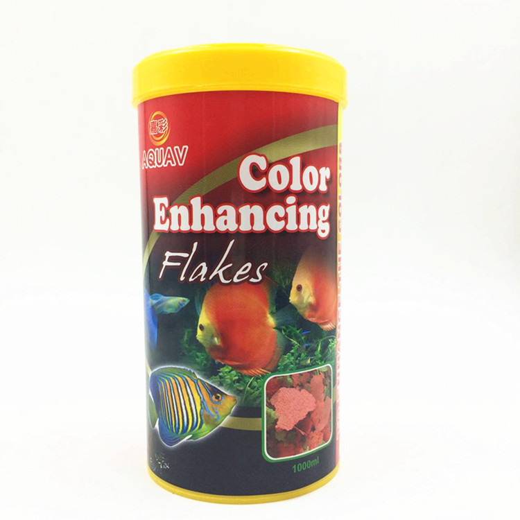 The manufacturer wholesals new export goldfish thin sheet color-enhancing and nutritious feed, koi fish food, and small ornamental fish food pic 30