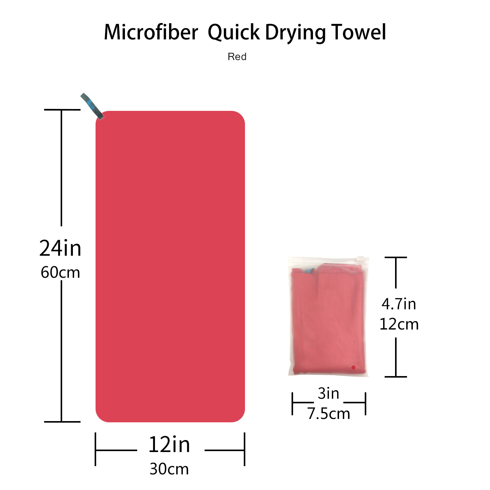 Ultra-fine fiber quick-drying double-sided fleece towel: soft, skin-friendly, quick-drying, sweat-absorbing, sports, travel, yoga, beach towel pic 10