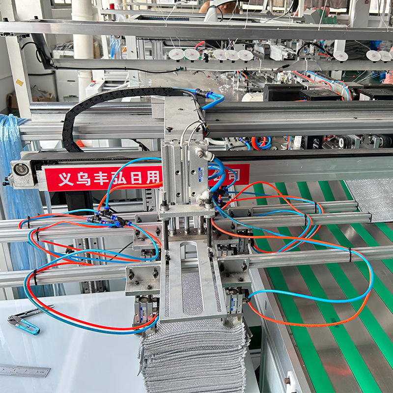 双面银丝抹布厂家洗碗巾吸水不沾油洗碗抹布家务清洁去油污钢丝详情2