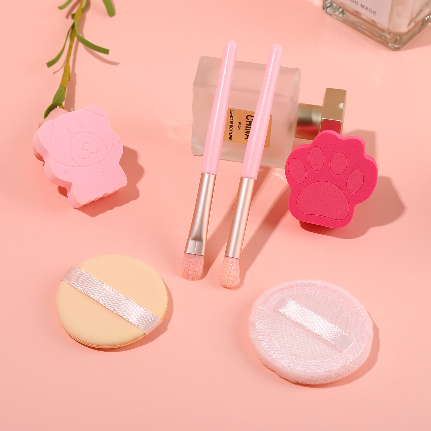 现货化妆工具套装礼盒眼影刷化妆刷化妆粉扑组合美妆工具批发详情5