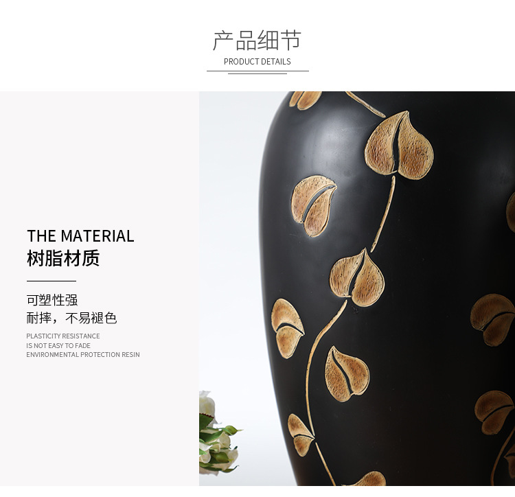 Chinagoods Du Qi Hotel Supplies Resin ornaments, modern and simple dry branch flower arrangements for living rooms, hotel home ornaments, classic flower arrangements for offices pic 8