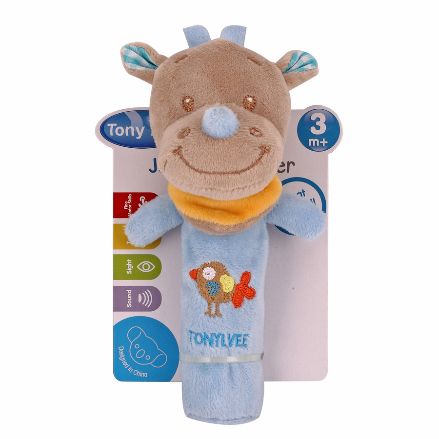 Тони Lvee baby BB, милый животный колокольчик, плюшевые инжинирующие игрушки, успокаивающие палочки для рук pic 7