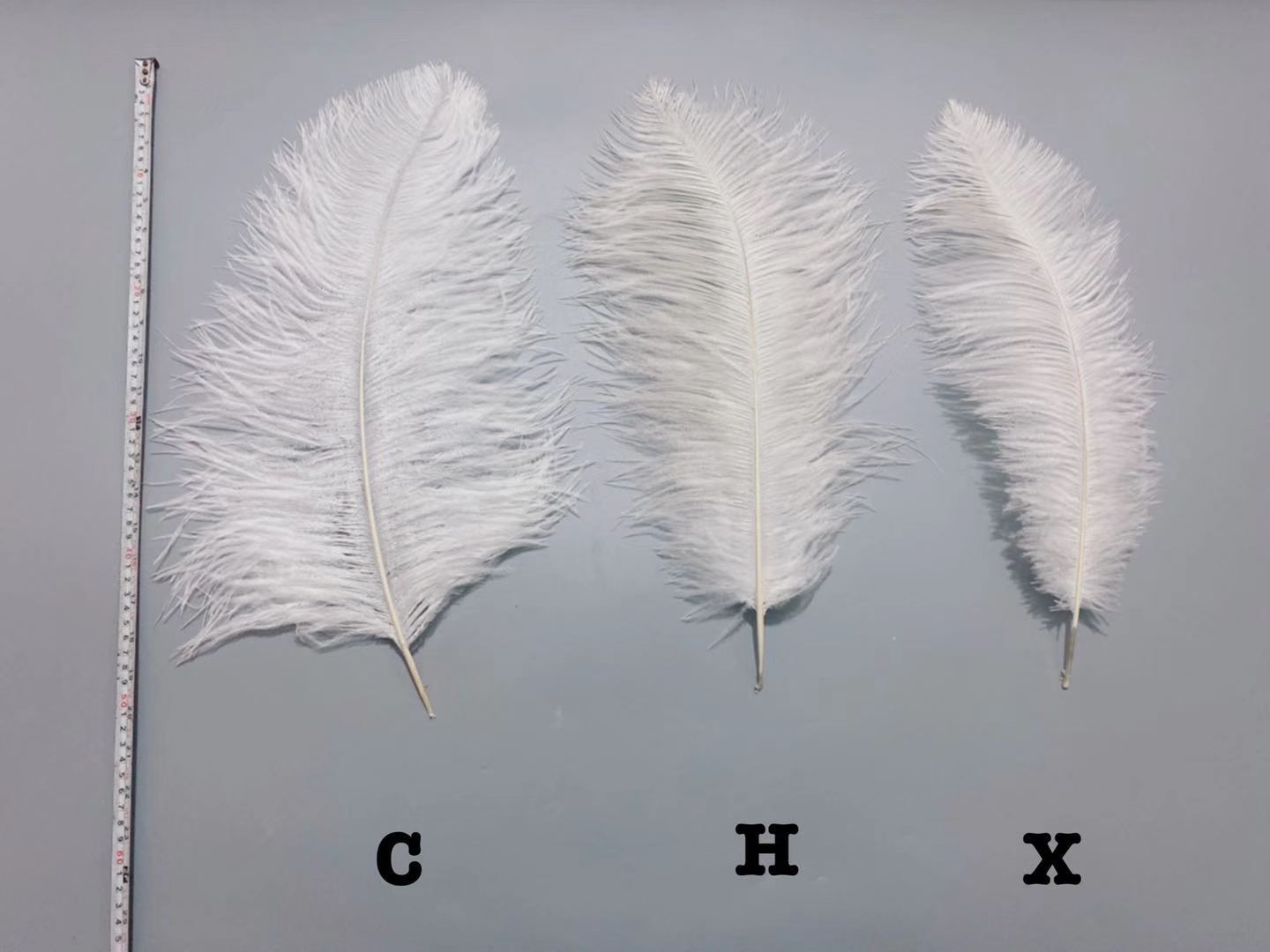White ostrich feathers 50-55 cm, wedding decoration, home furnishings, flower arrangements, feather lamps, colorful ostrich feathers pic 34