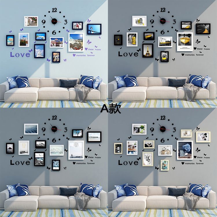 照片墙批发组合相框 婚纱照相架画框创意diy欧式像框挂墙免打孔详情5