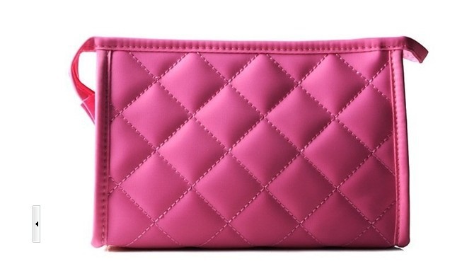 时尚韩版糖果色绣格化妆包手拿化妆包 新款小化妆包厂家直销批发详情8