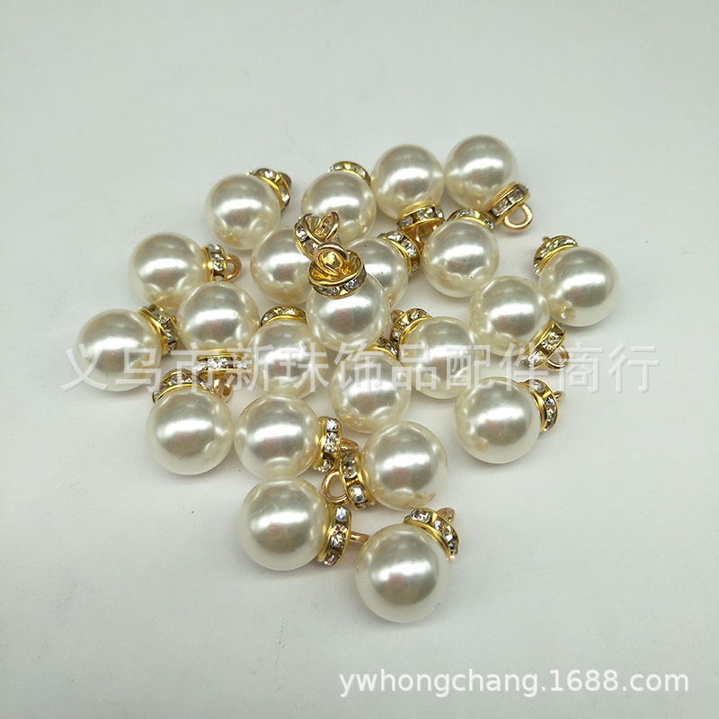 abs imitation pearl, non-porous, semi-porous, straight hole, high-brightness electroplated beads, plastic beads factory direct sales, hand-strung beads pic 3