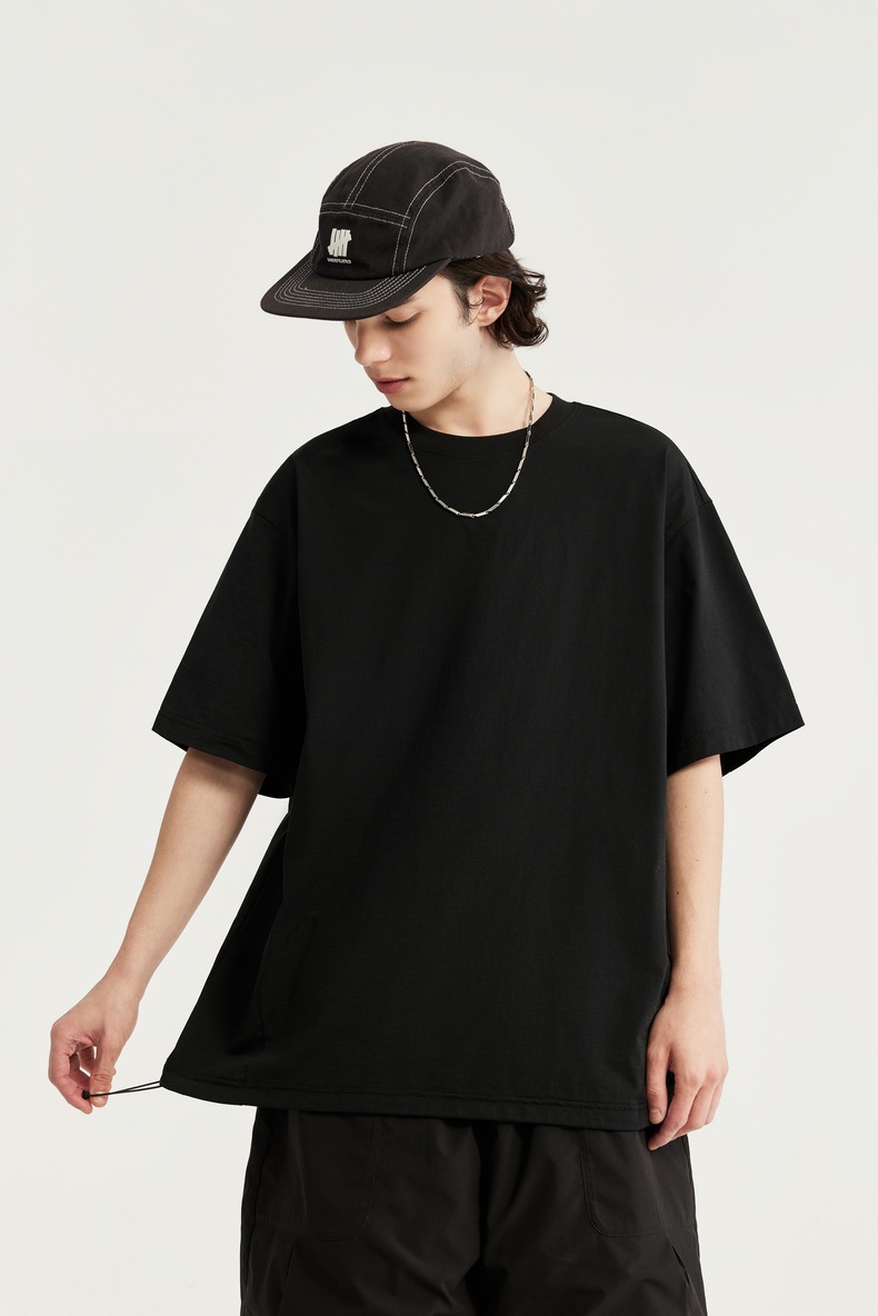 INF男装|150g立体剪裁T恤2024春夏新品宽松潮牌圆领短袖上衣详情40