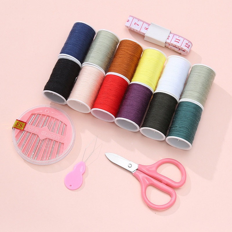 Round window iron box sewing box set pic 5