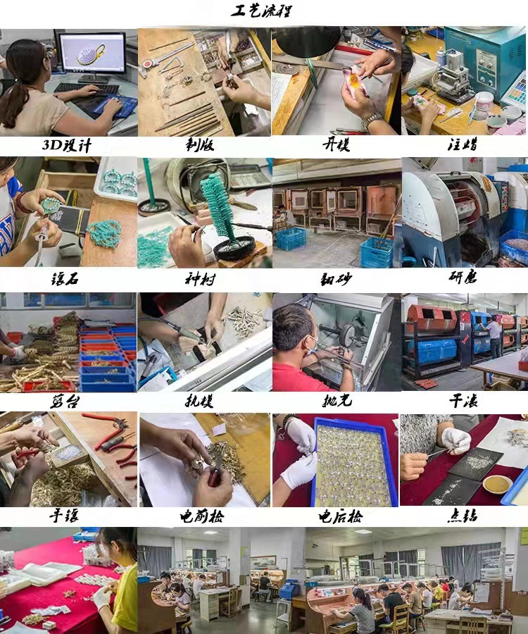 可旋转金色满钻兔子耳钉耳环女生肖兔可爱小动物网红百搭耳饰批发详情8