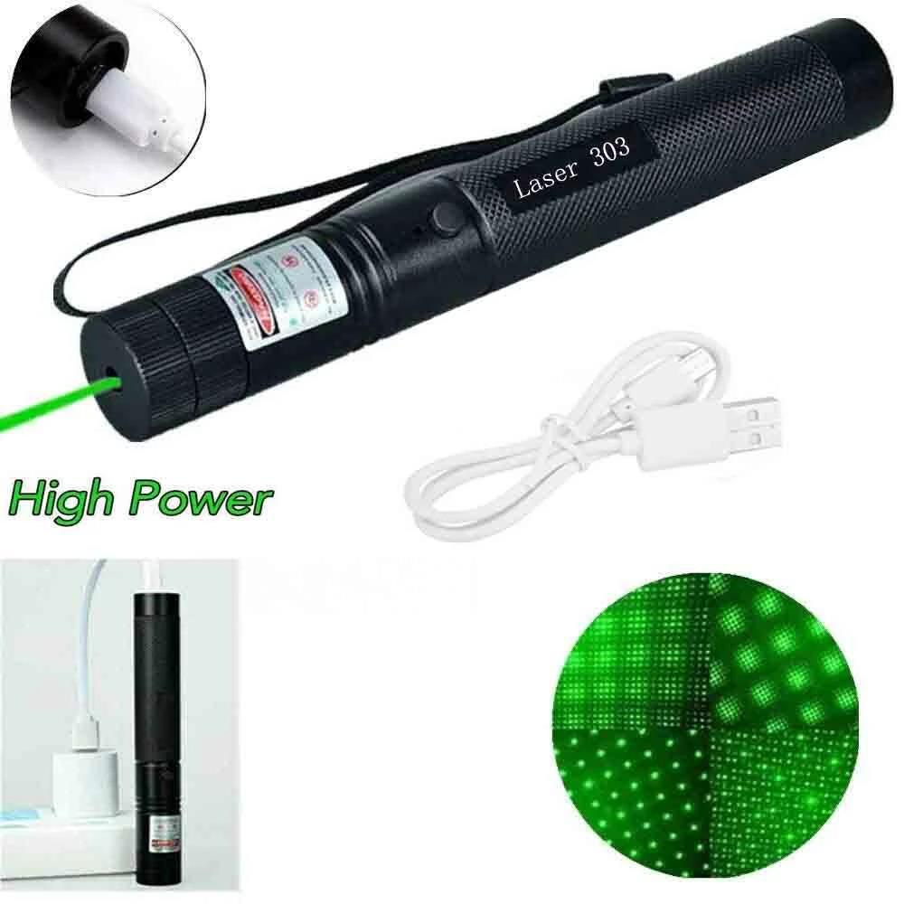 USB charging, green light starry sky laser flashlight, pet toy supplies, teaching stick, sales instructions, cross-border exclusive supply pic 3