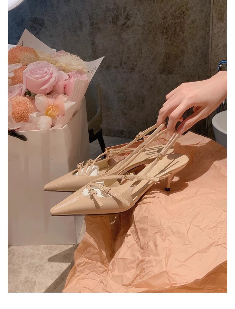 时尚真皮女鞋气质单鞋凉鞋女一字带尖头高跟鞋细跟女鞋2024春夏季详情11