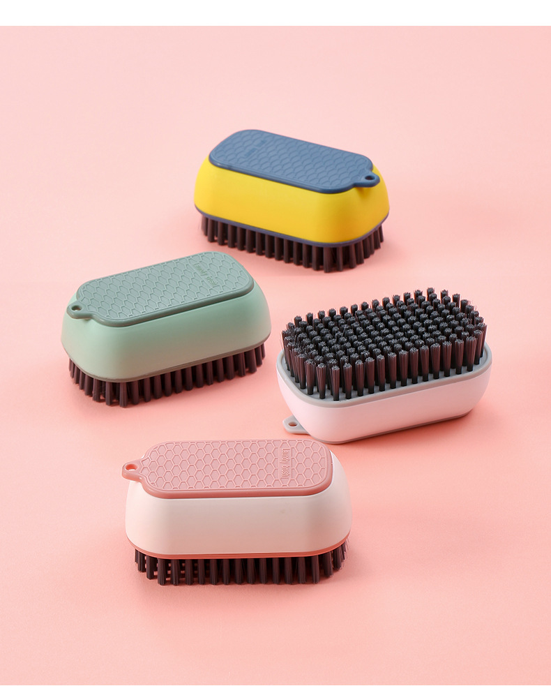 新品家用洗衣刷洗鞋刷密毛刷裤子刷地垫清洁刷长柄鞋刷家居玩具刷详情11