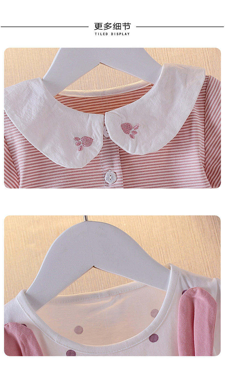 A free shipping summer dress for girls, a stylish Korean-style baby princess dress, a summer halter dress, a one-year-old baby dress pic 31