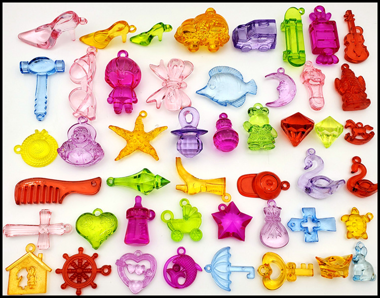 公主宝石玩具钻石 儿童女孩玩具亚克力塑料水晶串珠diy过家家宝箱详情10