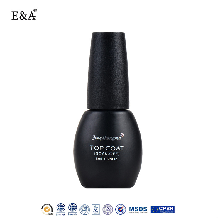 E&A Nail Polish Gel Nail Art qq Barbie Phototherapy Nail Polish Gel Brightening No-Rinse Sealing Layer Wholesale 8ml, exclusively for export pic 4