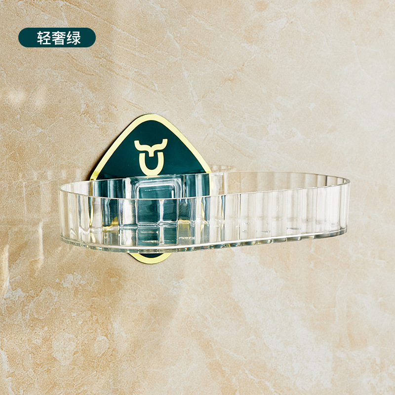 Transparent and simple PET high-quality, seamless soap box, non-punching, water-draining soap box rack, bathroom storage and storage, moisture-proof soap box tray pic 18