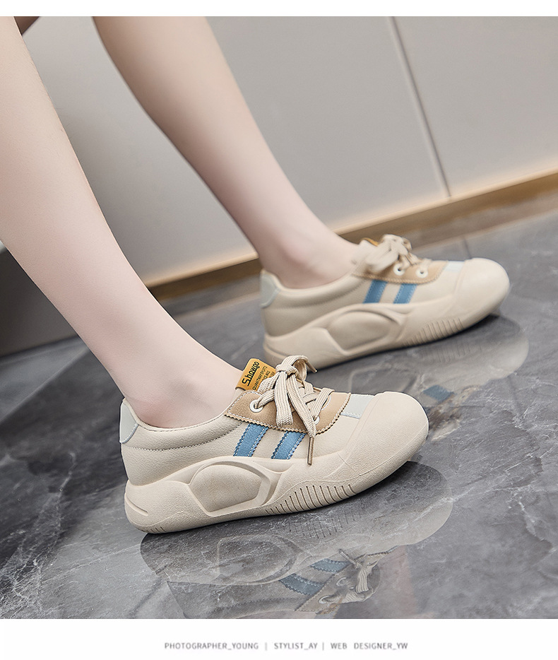 2024秋季小白鞋新款韩版ins女学生增高厚底运动板鞋休闲鞋KT2682详情26