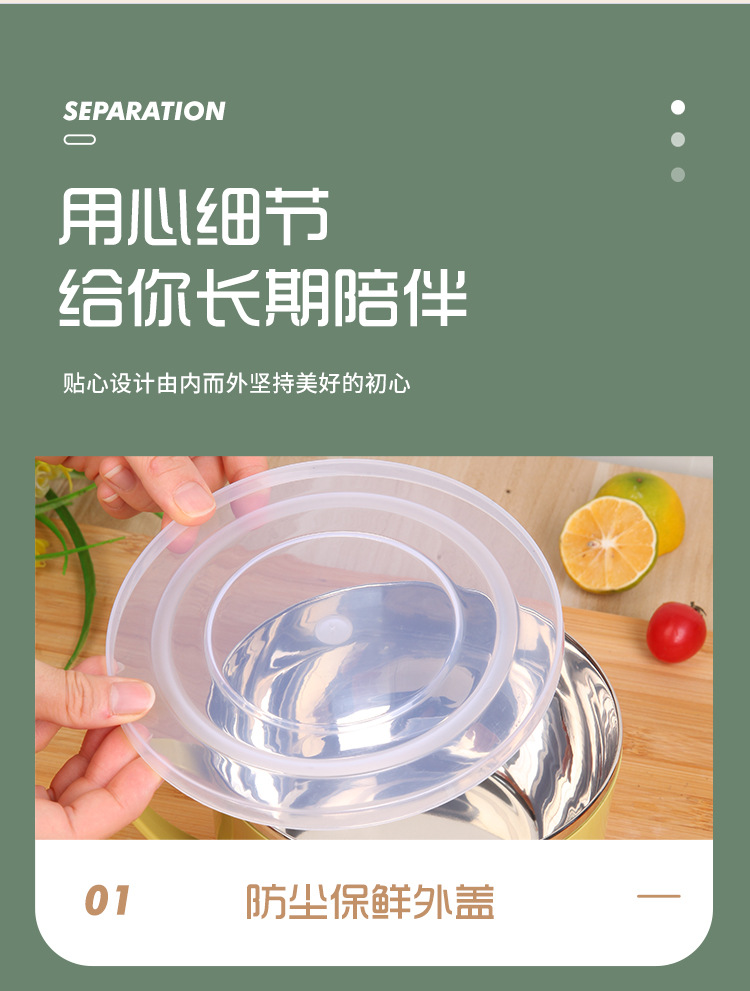 Insulated covered rice bowls, large bowls for student dormitories and office workers, wholesale from the source, 304 stainless steel instant noodle bowls pic 11